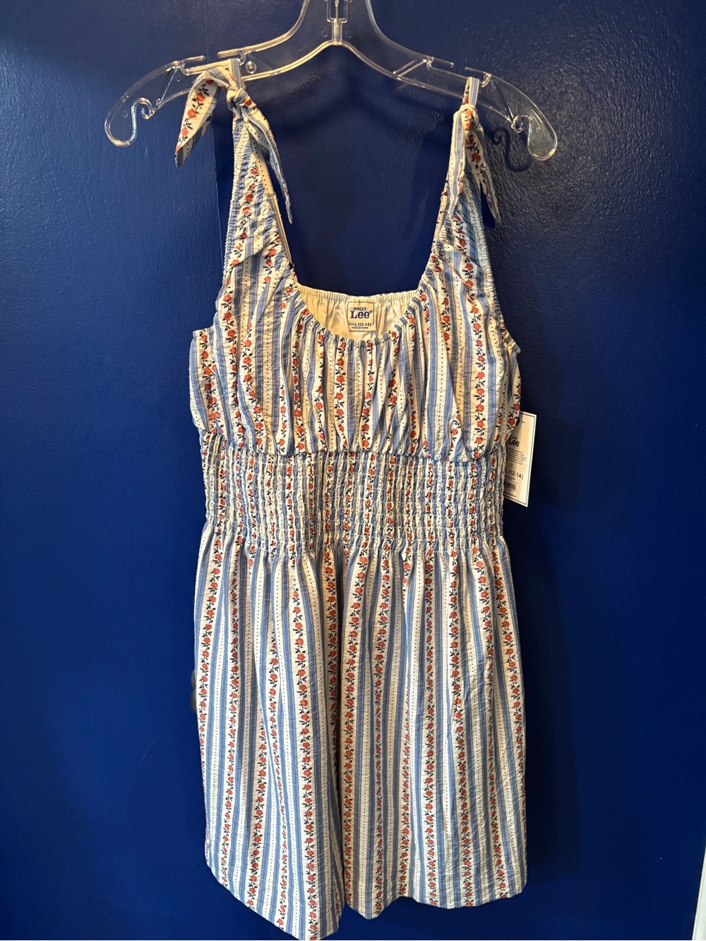 Kacey Musgraves x Lee Blue Tank Dress NWT Size L